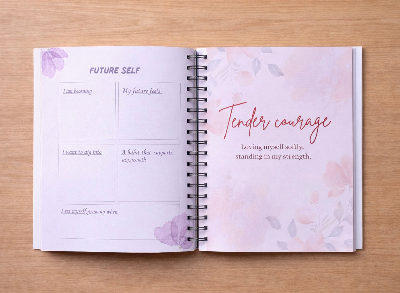 Heal & Bloom - Guided Healing Journal (210 Prompts)